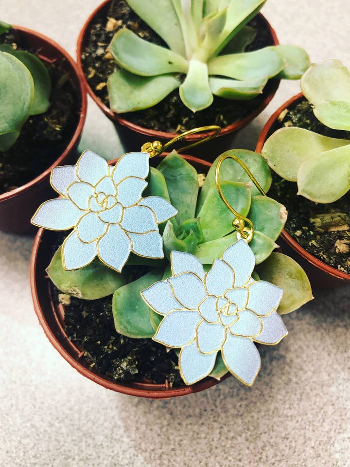 Dangles suculentos por atacado de Plntbaby Jewelry