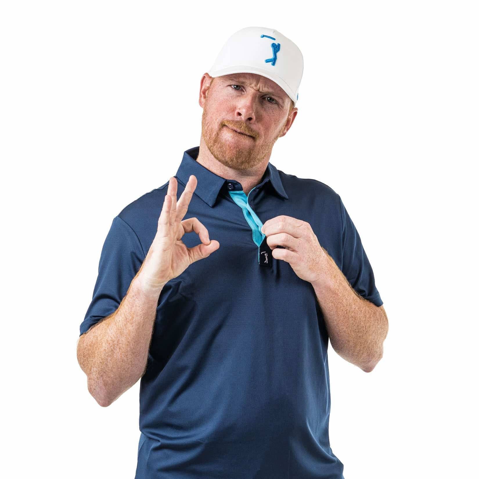 Bogey Bros Golf Co - Wholesale Polo - Men's - Solid Navy - Polo1