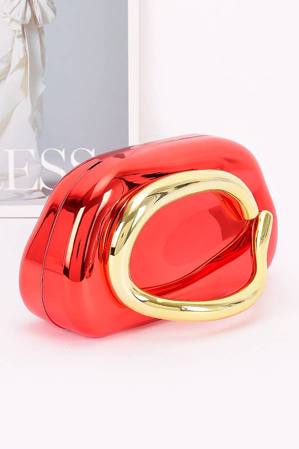 Oblige by G – Großhandel Umhängetasche - Damen – Metallic Hartschalen-Mini-Umhängetasche HPC66453