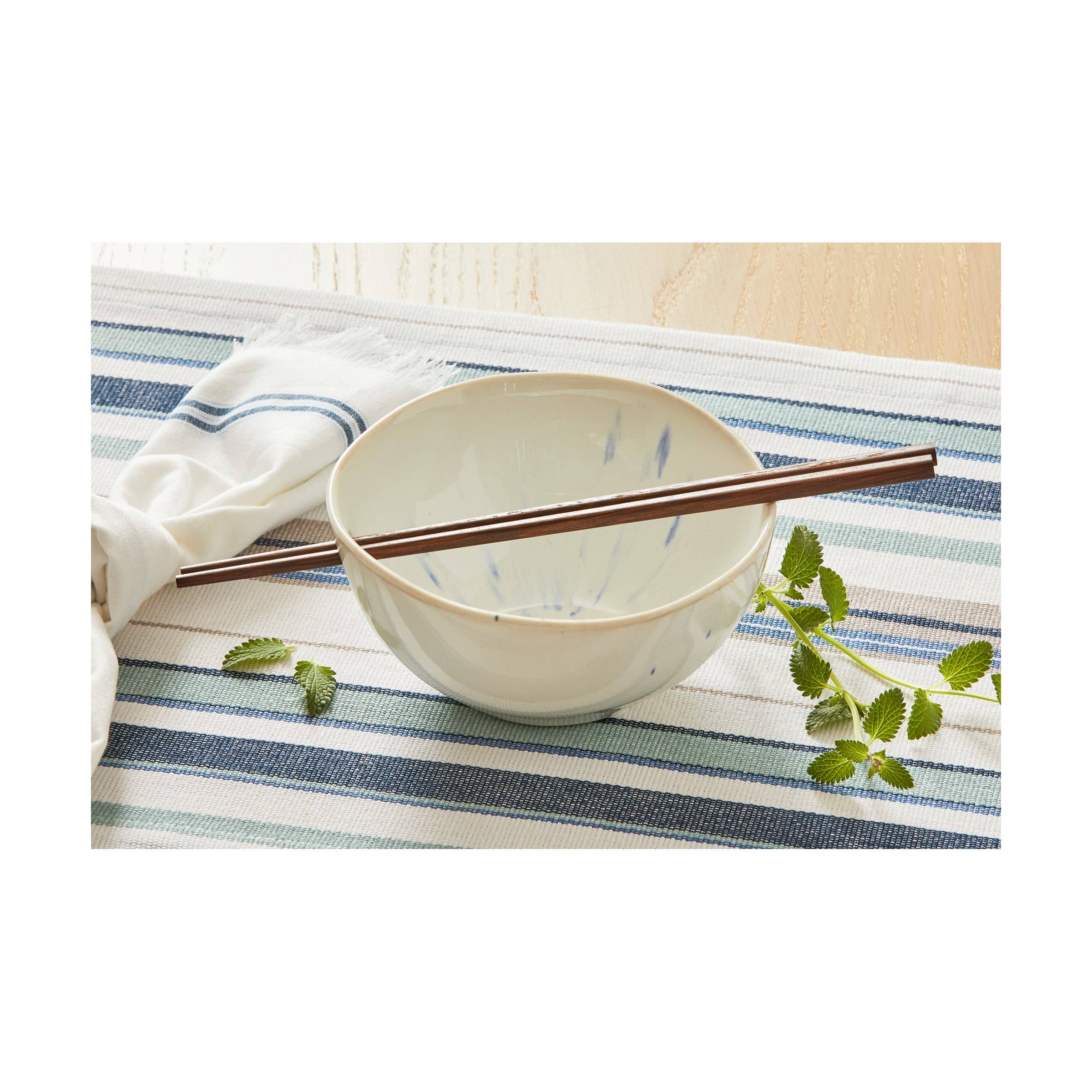 tag - Wholesale Bowl - Osaka Noodle Bowl Blue Multi Stoneware Summer1