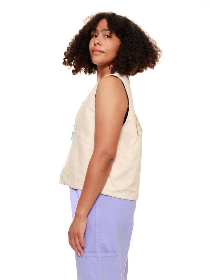 meals - Wholesale Outerwear Vest - Unisex - Flour Work Vest3