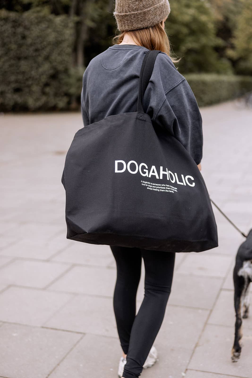 Lieblingspfote – wholesale Bärkasse - Unisex – DOGAHOLIC XXL Shopper Svart1