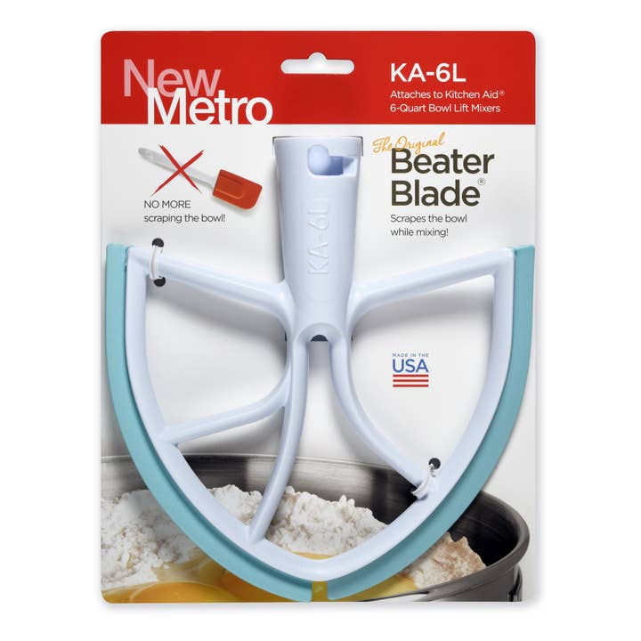 New Metro Design - Wholesale Kitchen Tool/Gadget - KA-6L Plastic Body BeaterBlade for 6 & 7-QT Bowl-Lift Mixers