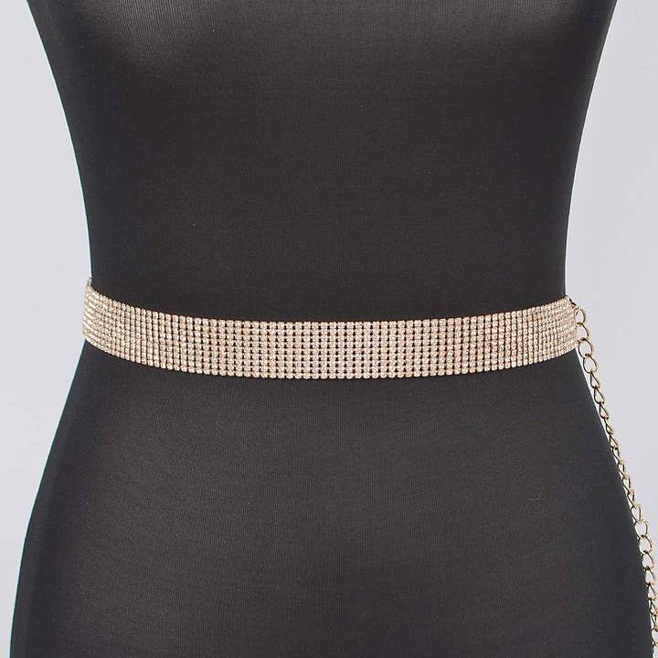 3AM BY H&D ACCESSORIES – wholesale Belt – Women's – Rhinestone Belt