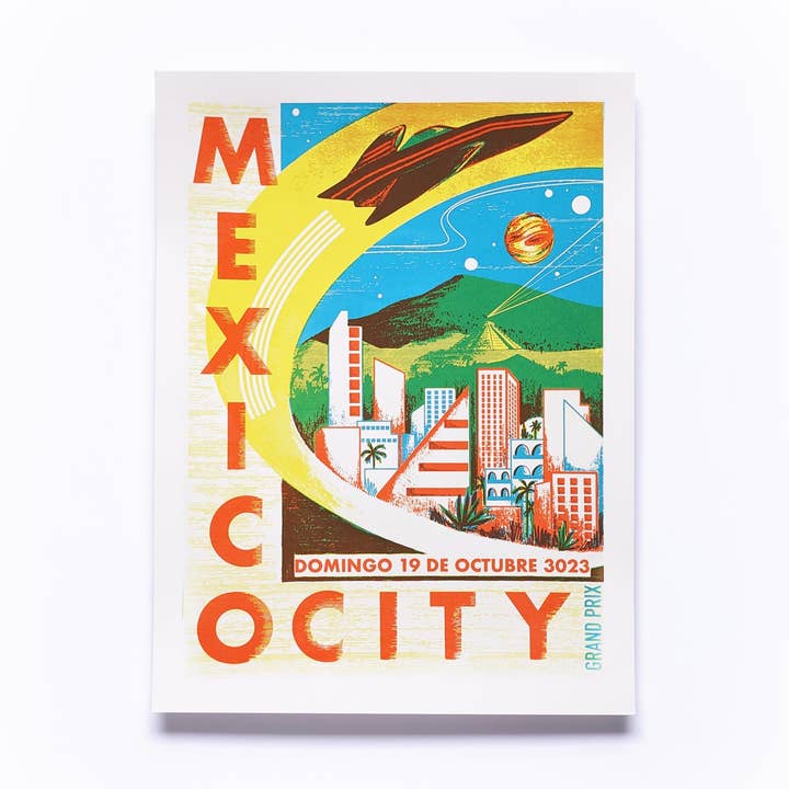 Mexico City Grand Prix skärmtryck för wholesale av Secret Planet