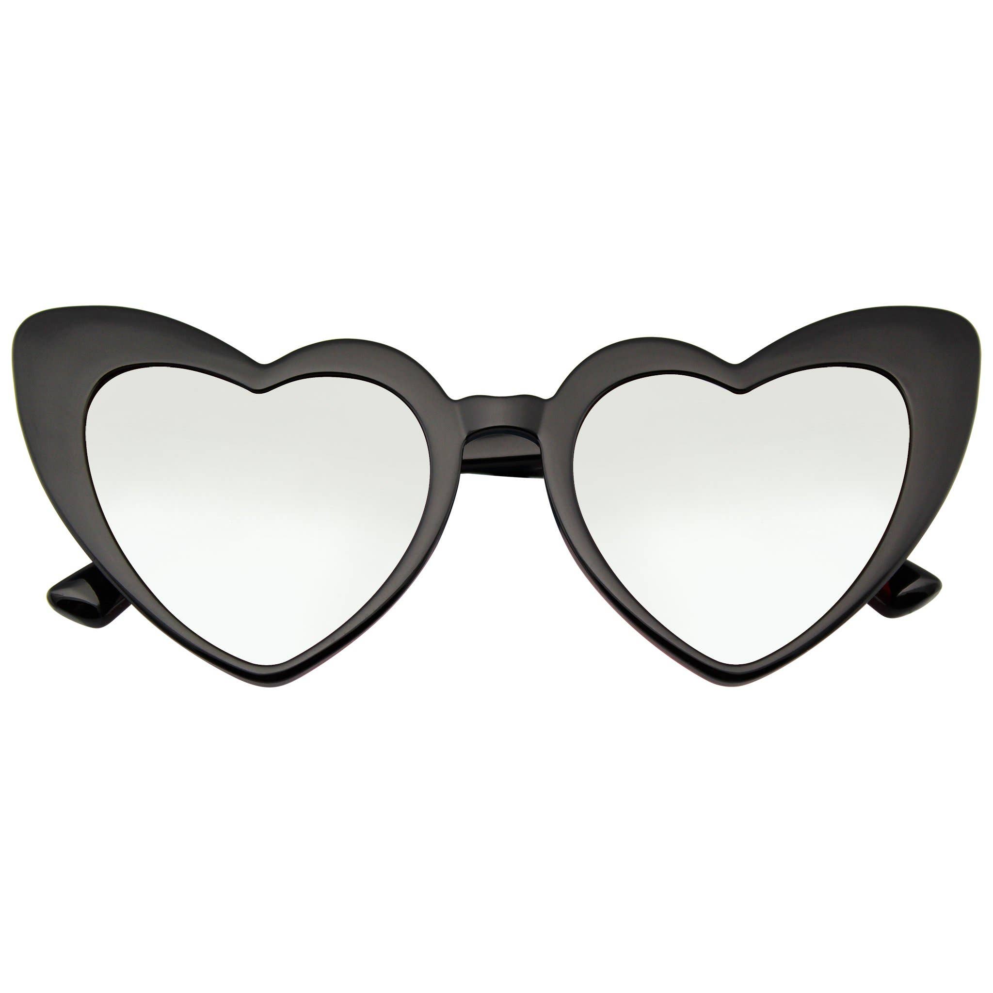 Emblem Eyewear - Venta al por mayor Gafas de sol - Mujer - Gafas de sol oversize con lentes espejados en forma de corazón y montura estilo cat eye14