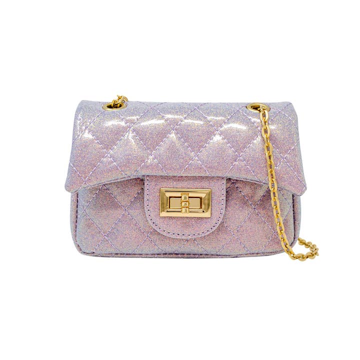 Tiny Treats and ZOMI GEMS - Wholesale Crossbody Bag - Kids - Classic Quilted Sparkle Mini Purse