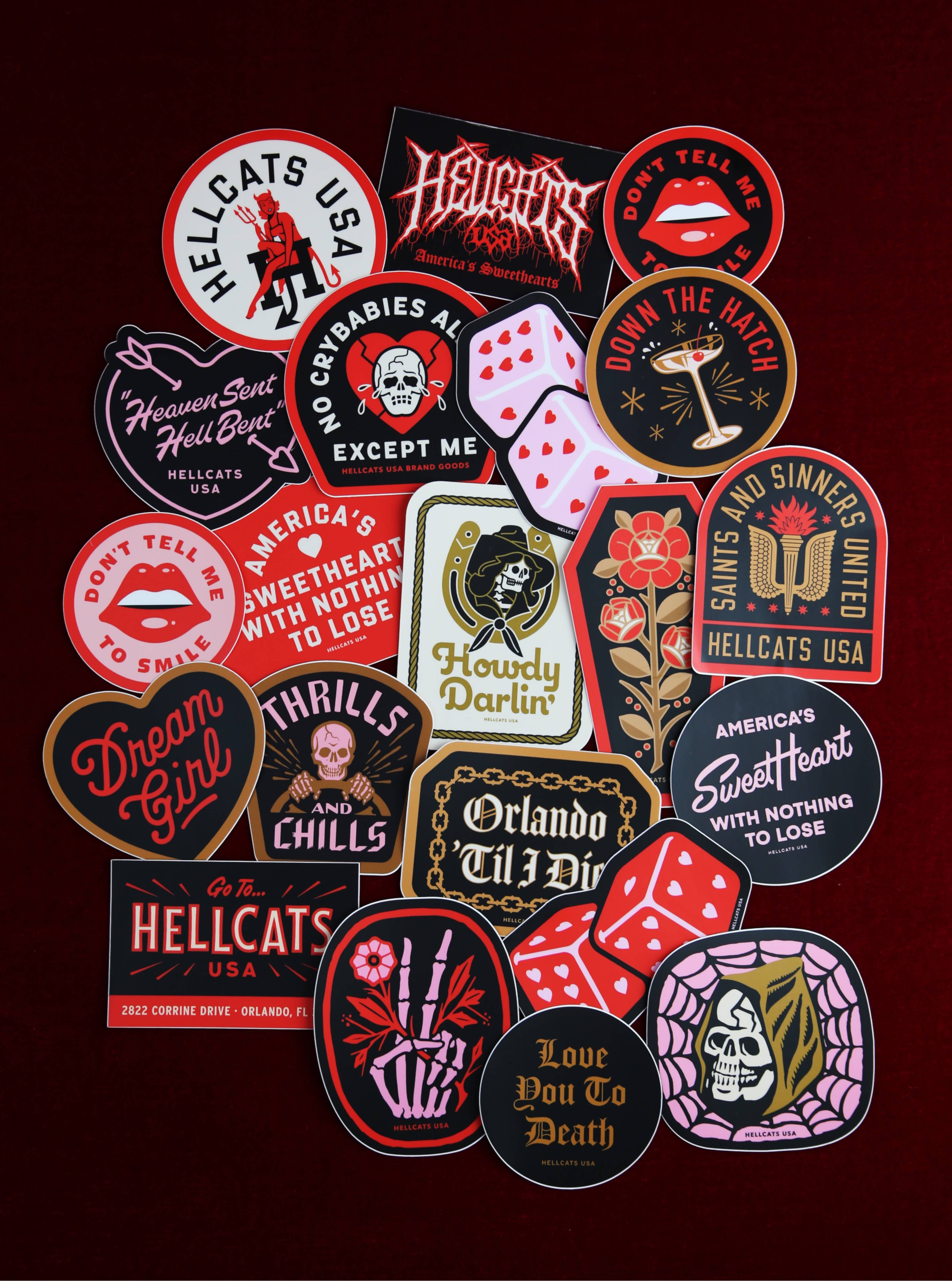 Hellcats USA - Wholesale Sticker - No Crybabies Allowed Sticker1