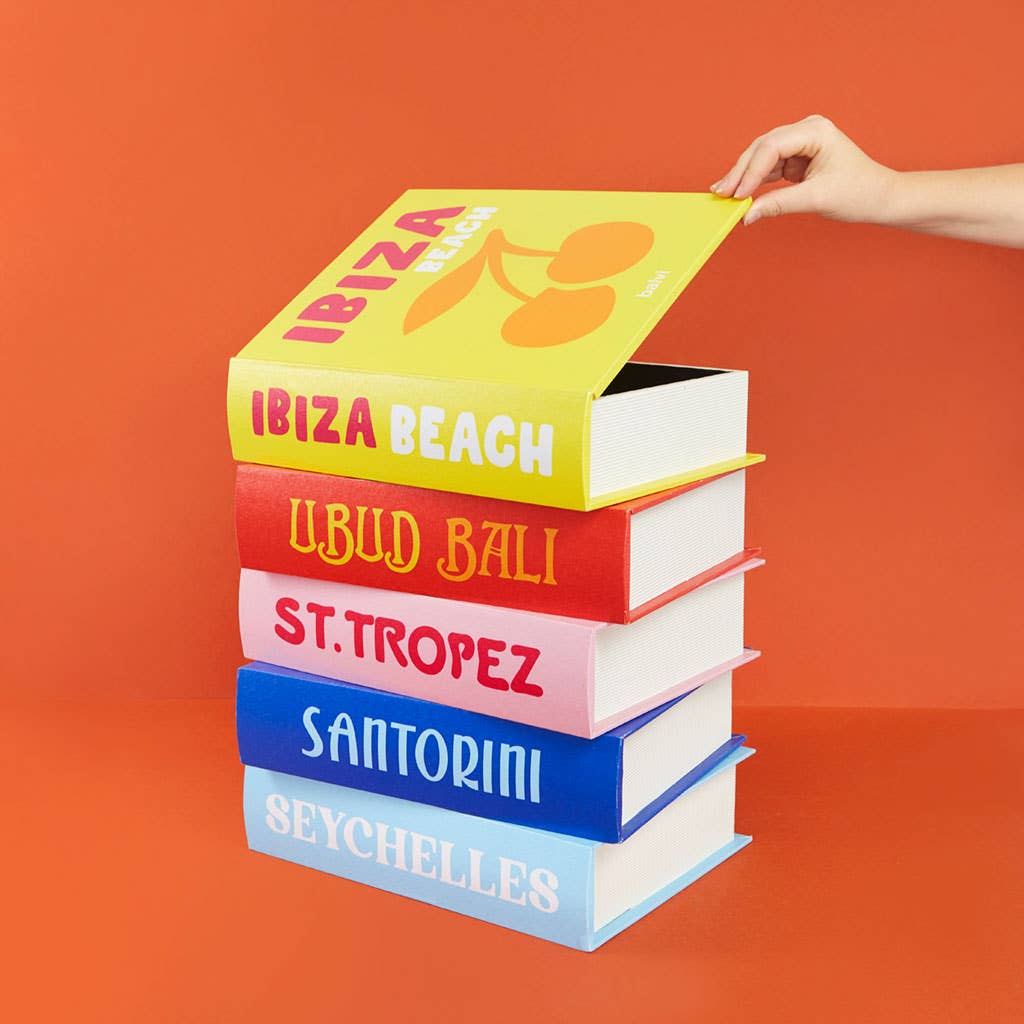 Balvi - Wholesale Side Table - Side table, Paradise Book Stack, wood1