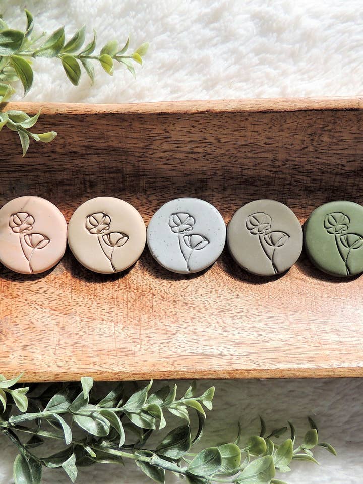 Floral Magnet set for wholesale by Elm & Cedar