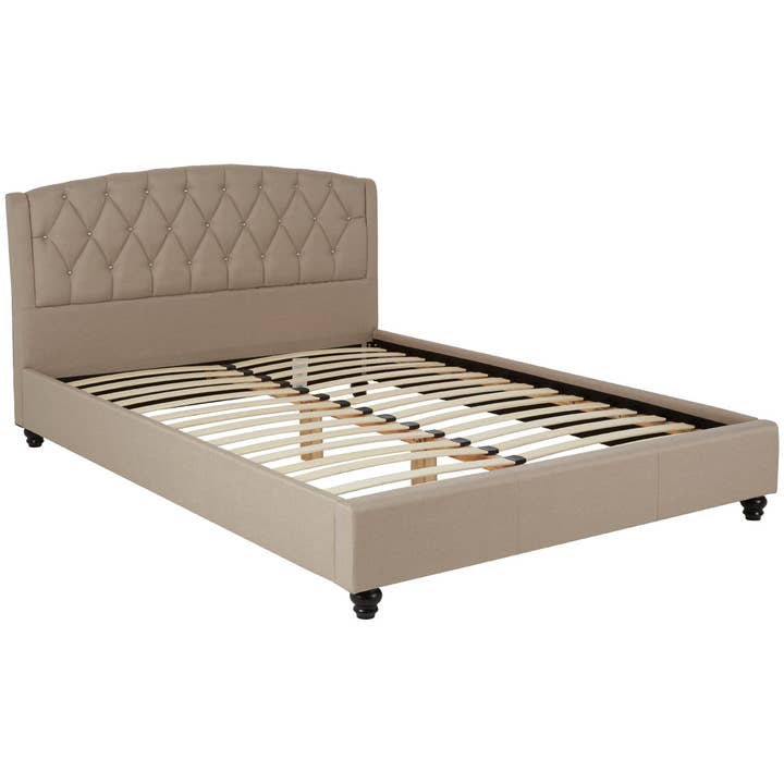 Interiors by Premier – wholesale Bed – Josephine Beige Kingsize Bed2