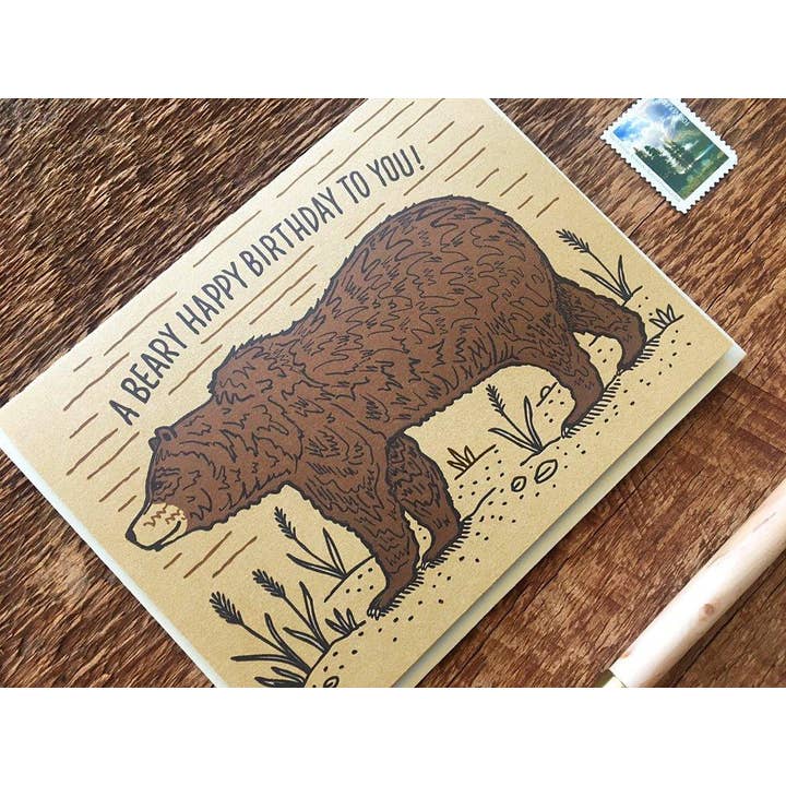 Noteworthy Paper & Press - Wholesale Birthday Card - Birthday Bear Card