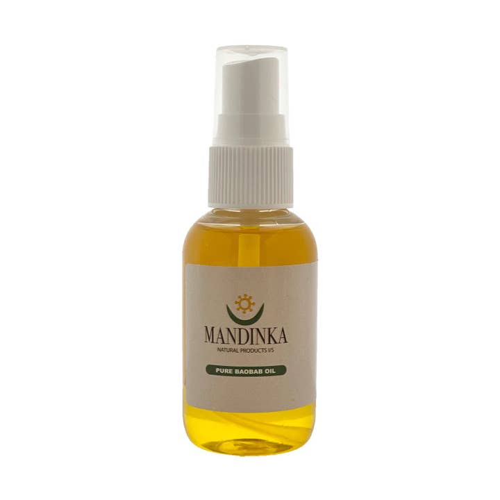 Baobabolie 50 ml, biologische huidverzorging, duurzame productie voor wholesale door Mandinka Natural Products I/S