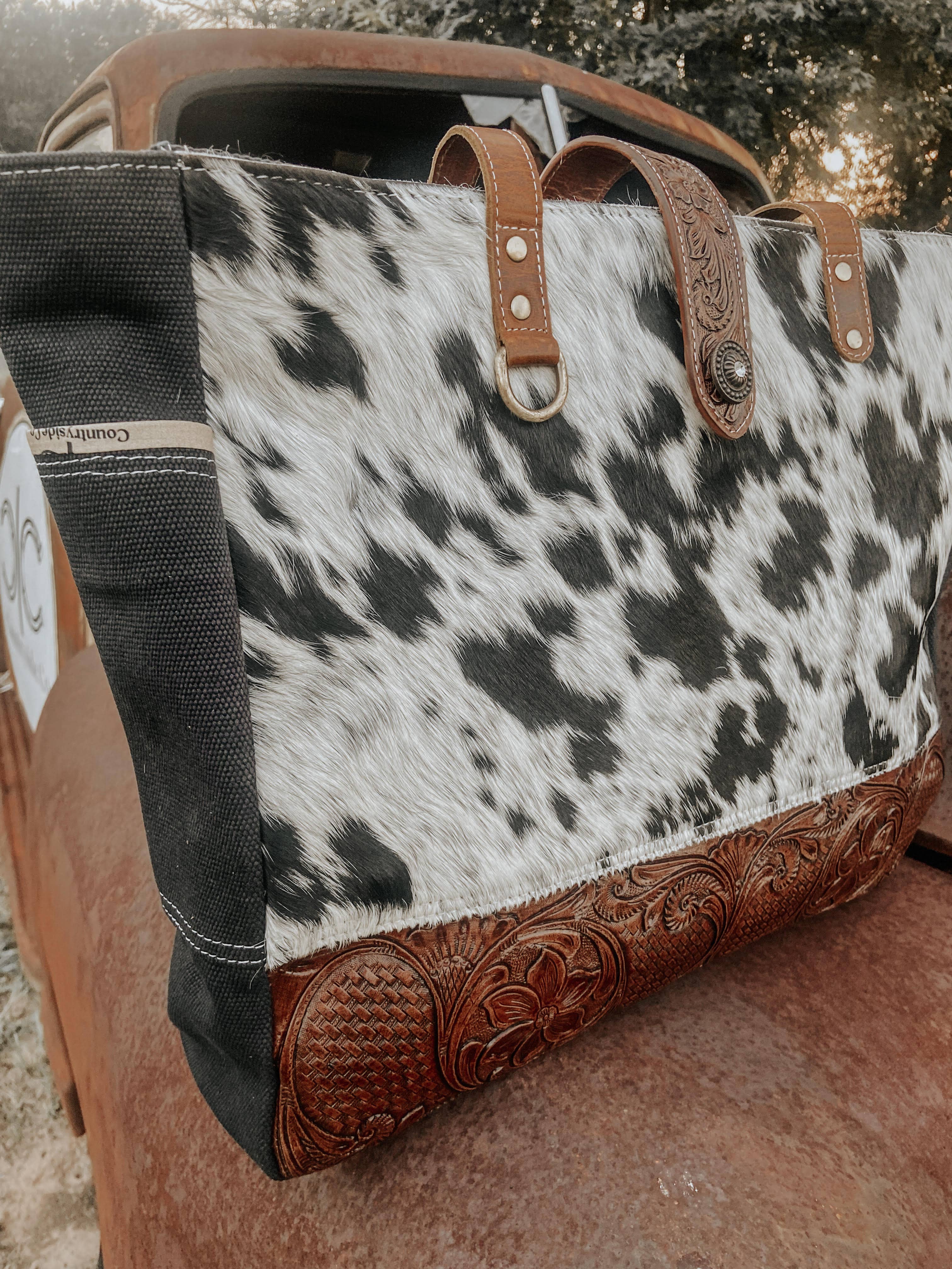 Texas Western Cowhide Bags and More - Wholesale Tote Bag - Women's - Darby Carry All Bag, Overnight bag, Computer Bag Weekender2