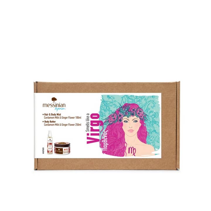 Sæt Gave Kvinde Jomfru Stjernetegn Kollektion Messinian Spa for engroshandel hos IngrossoBeauty by INCI Srl