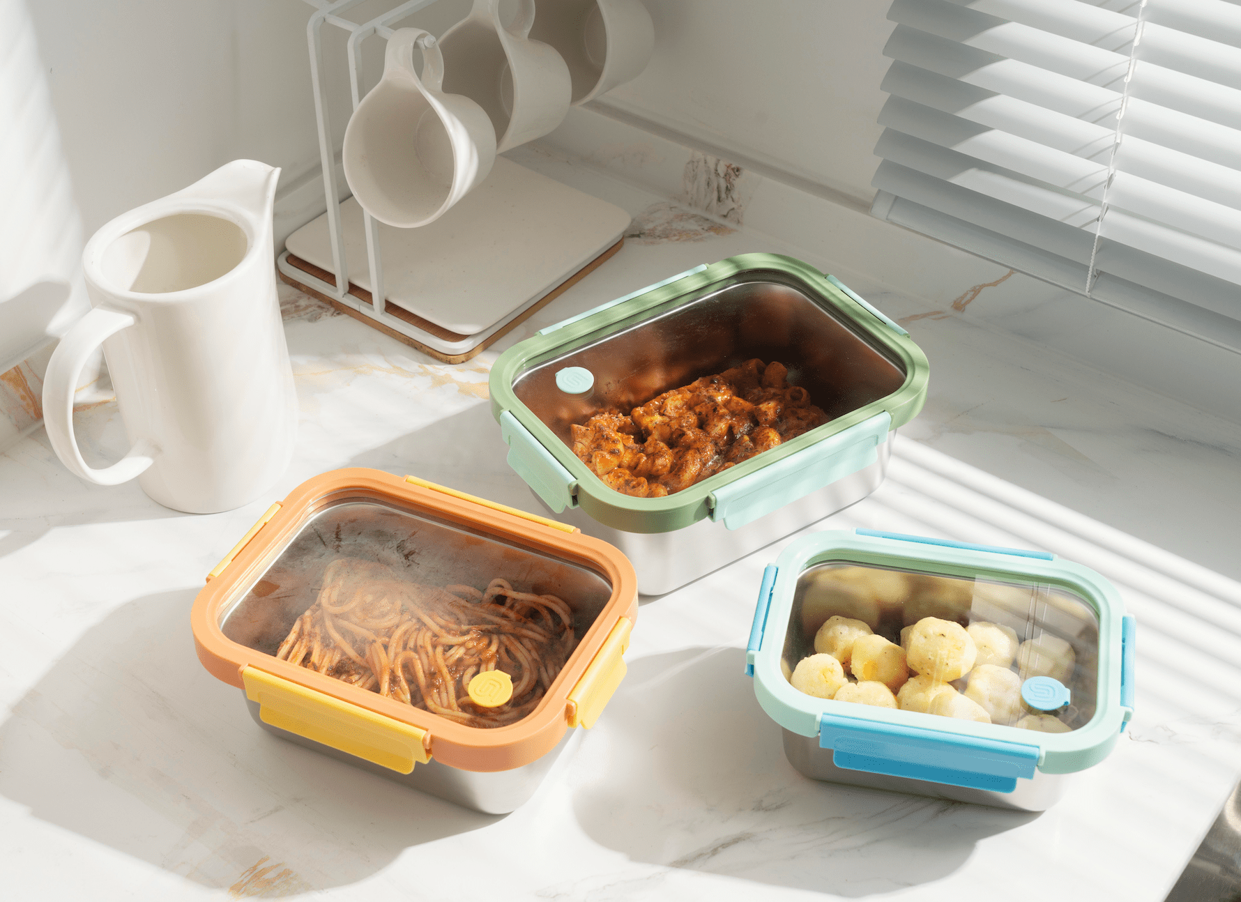 Genicook Product LLC - Wholesale Food Storage Container - The Stainless Steel Container Set6
