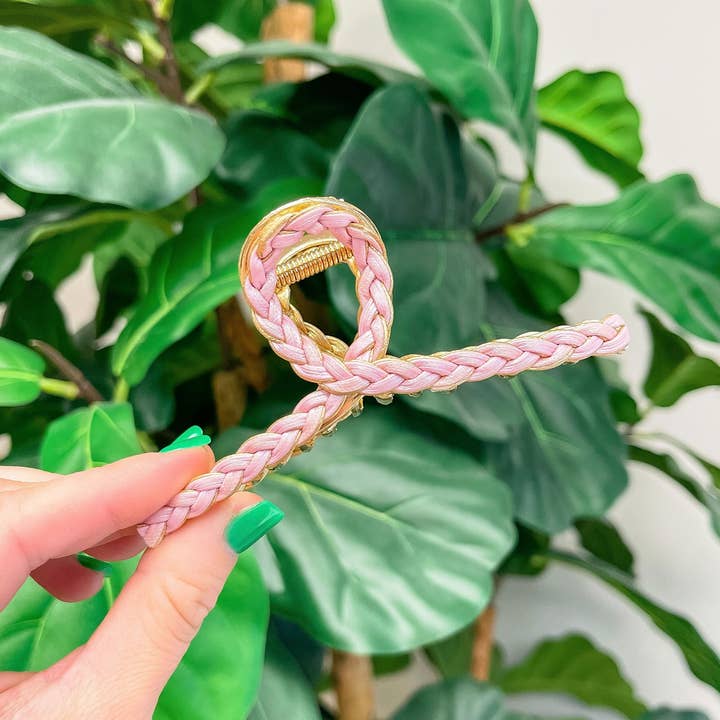 Prep Obsessed Wholesale - Wholesale Hair Clip - Women's - Braided Loop Hair Clips