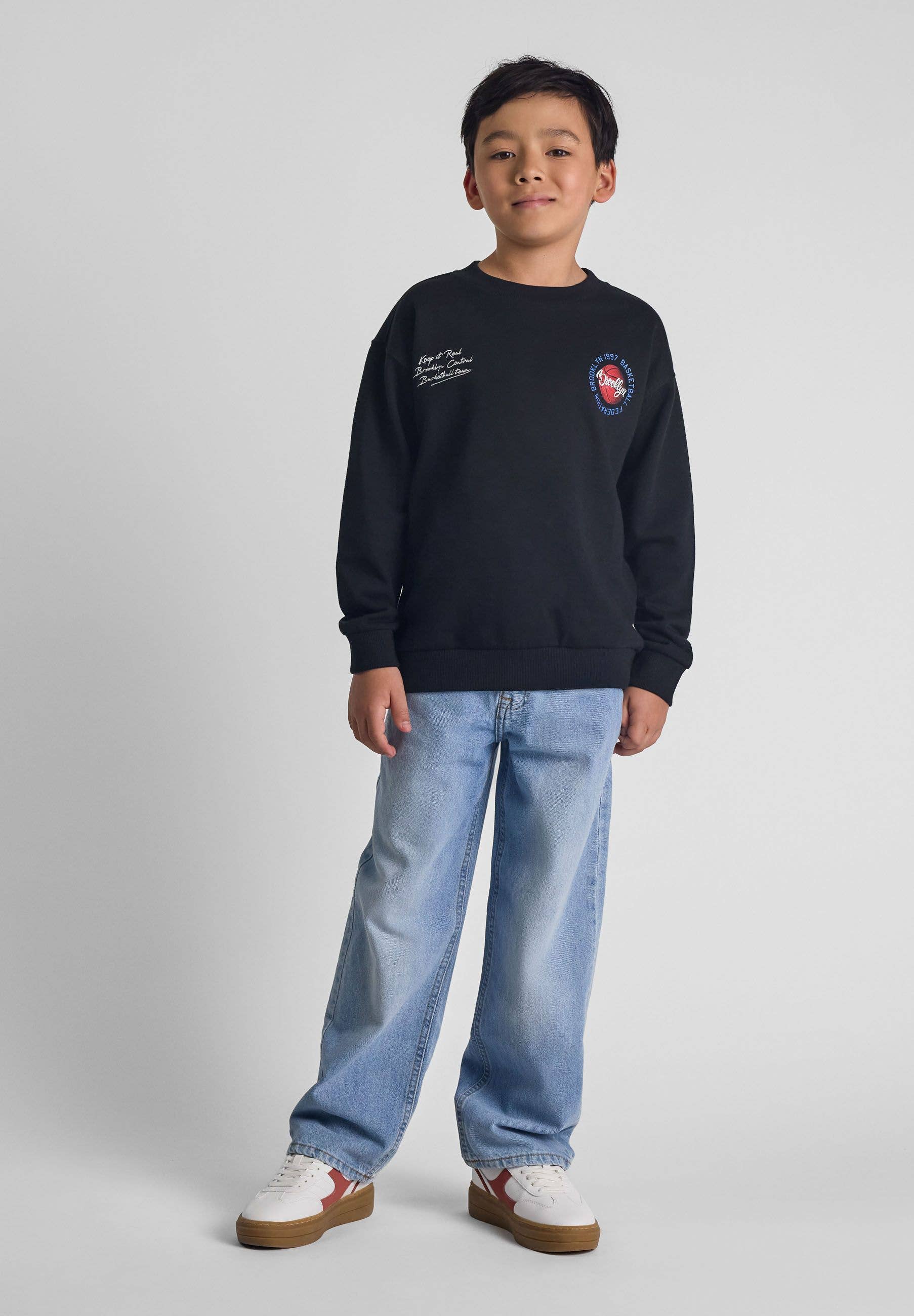 Minoti sp. z o.o. - Wholesale Jeans - Kids - Boys baggy fit denim jeans 2-14y grey0