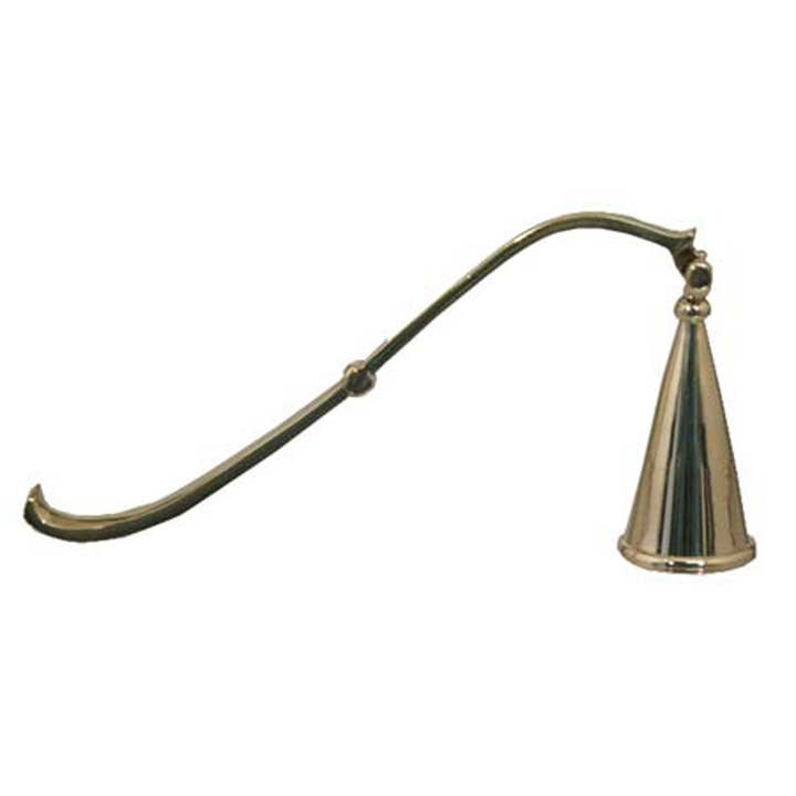 Madison Bay Co. - Historical Home Decor Reproductions - Wholesale Candle Snuffer - 7" Hinged Brass Candle Snuffer- Antique Vintage Style
