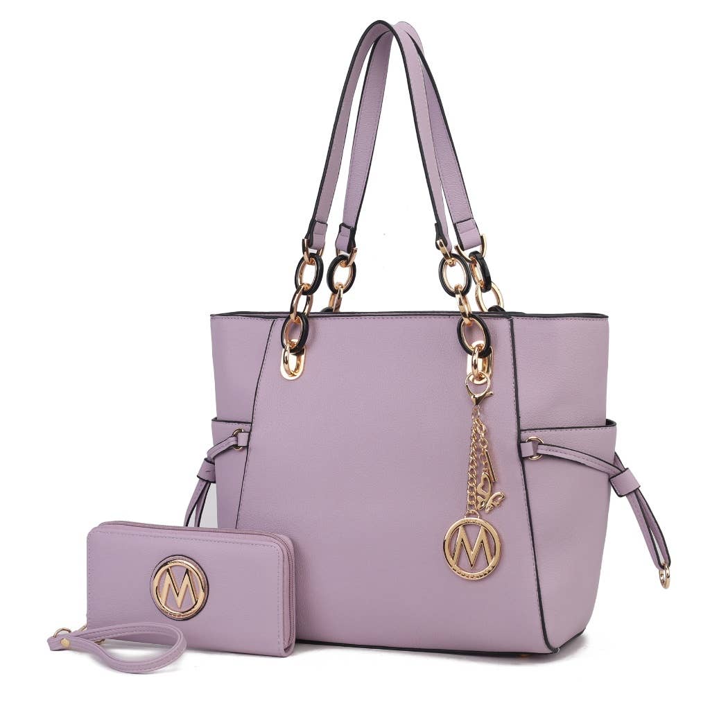 MKF Collection – Sacola - Mulher por atacado – Saco de Mulher MKF Yale Tote com Carteira Bolsa6