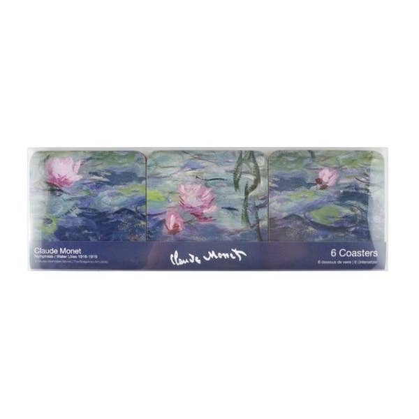 MUSEUM WEBSHOP - Wholesale Coasters - Coasters, Set Of 6, Monet, Waterlilies