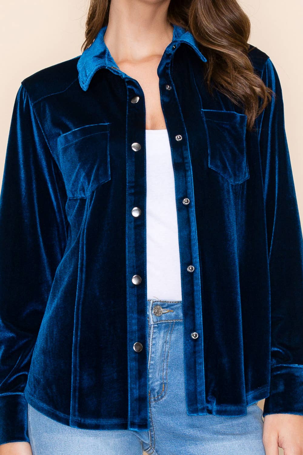 W.A.Y. --Wonderful And Young - Wholesale Shirt - Women's - W.A.Y VELVET SHIRT5