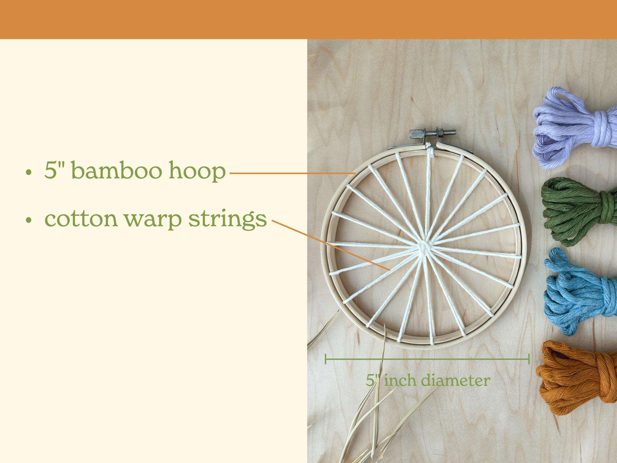 Euca Design - Wholesale DIY Craft Kit - DIY Round Weaving Kit | Beginner Friendly3