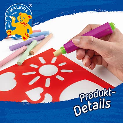 PUSTEFIX - Vendita all'ingrosso Gesso - Set di stencil MALEFIX Unicorn3