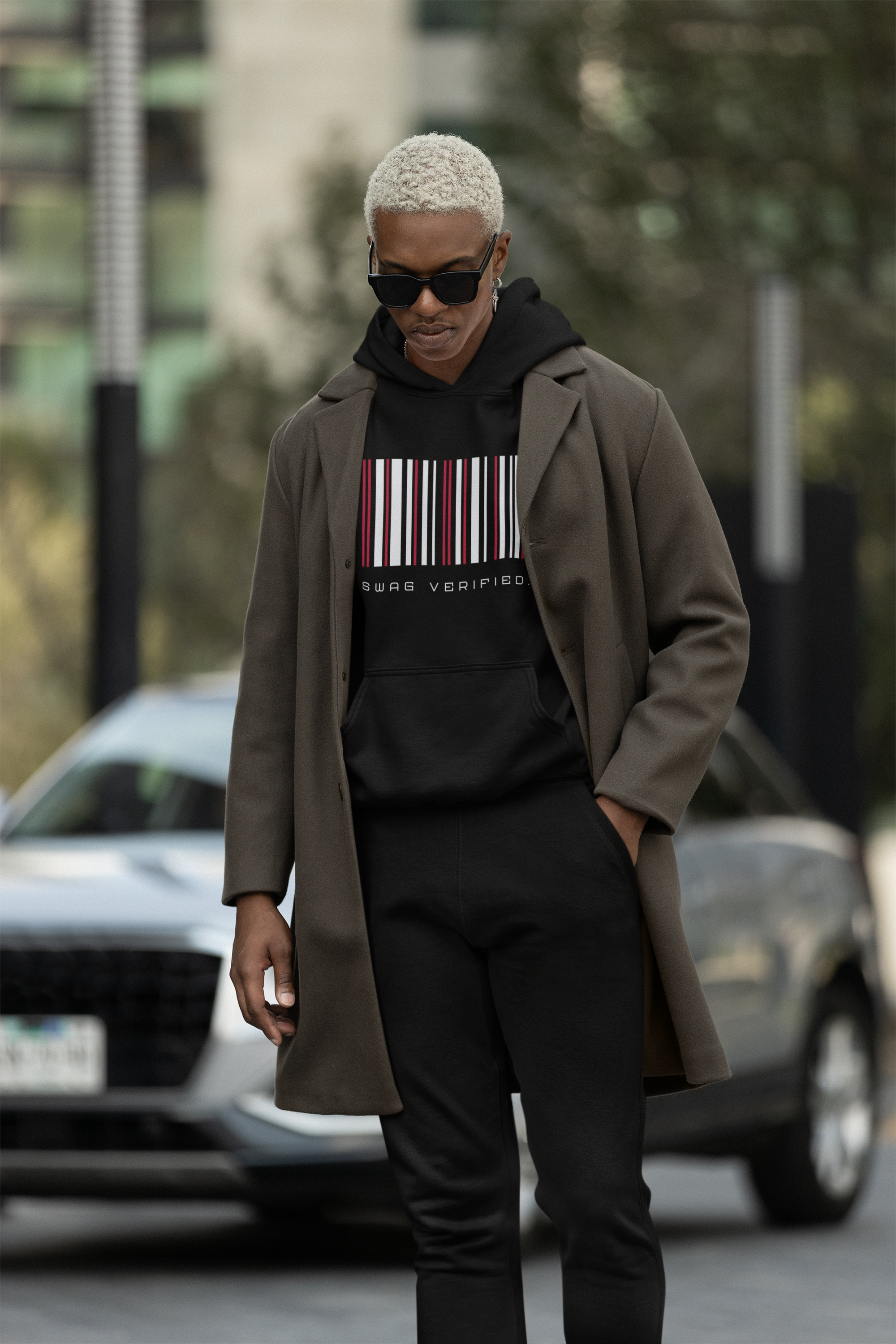 Ohhh So Swag - Wholesale Hoodie - Unisex - Swag Verified. Barcode Unisex Premium Pullover Hoodie | CA14