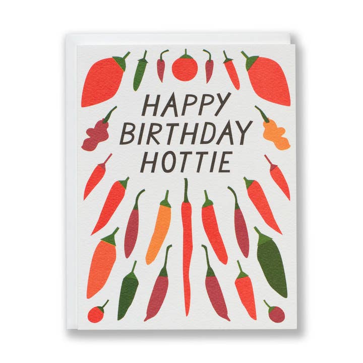 Banquet Workshop - Wholesale Birthday Card - Happy Birthday Hottie - Chili Pepper - Birthday Card