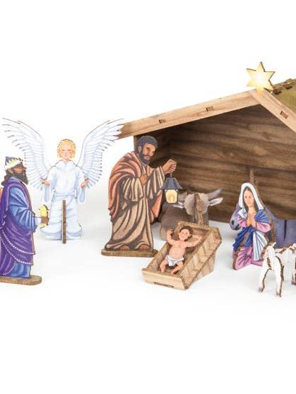 Kit de artesanato 3D “Presépio de Natal” por atacado de Gespänsterwald