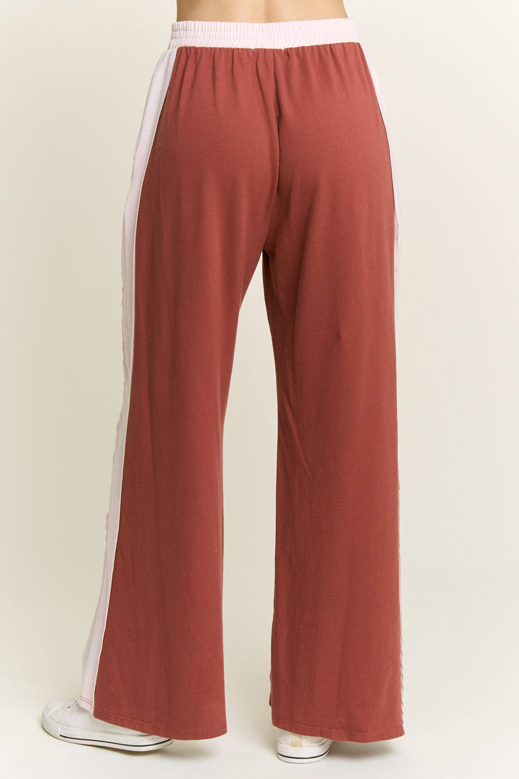 J.Her – Großhandel Lounge-Trainingshose/-Jogginghose – Damen – Gewaschene Kontrast-Seiten-Frühlings-Lounge-Hose HP63758