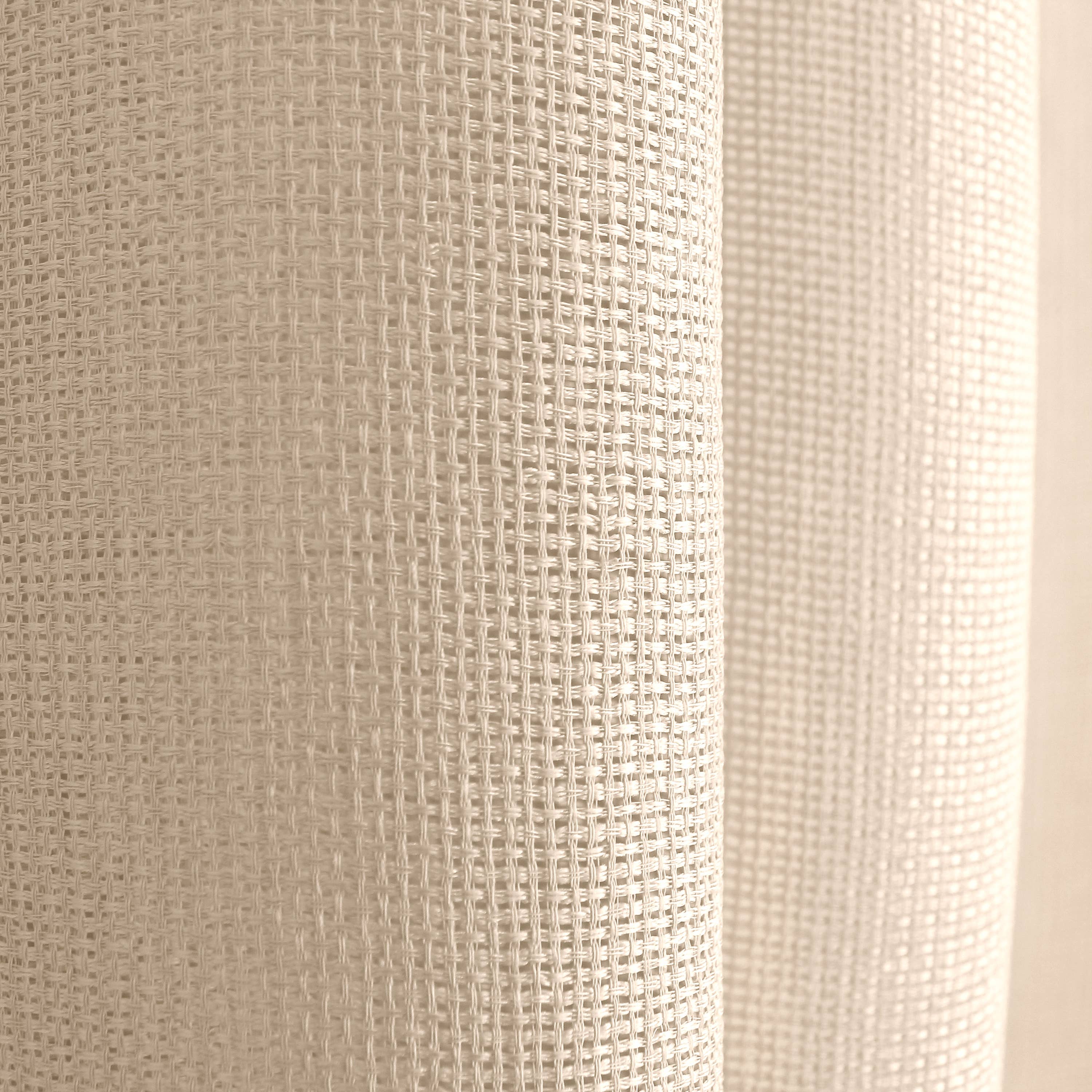 DECOSTARS - CmaDECO - Vente Rideaux - Voilage ajouré avec Œillets, 140x240cm, Collection JELLY24