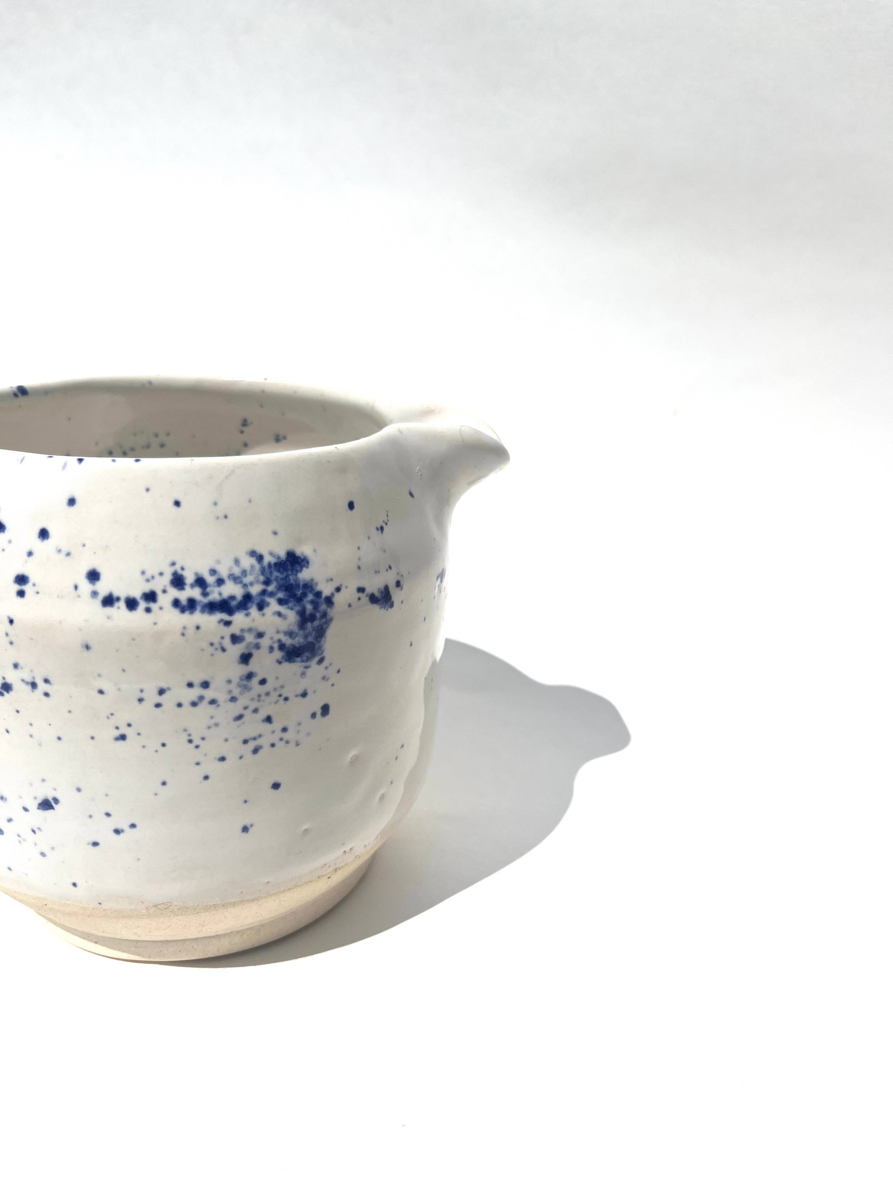 Ninth House Goods - Wholesale Pitcher - Blue Splatterware Pitcher2