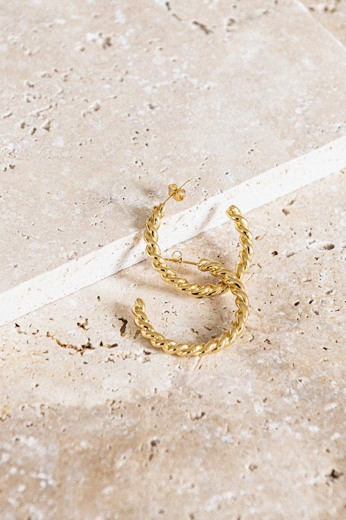 Bacci - Wholesale Hoop Earrings - Gold Earrings - Gabrielle2