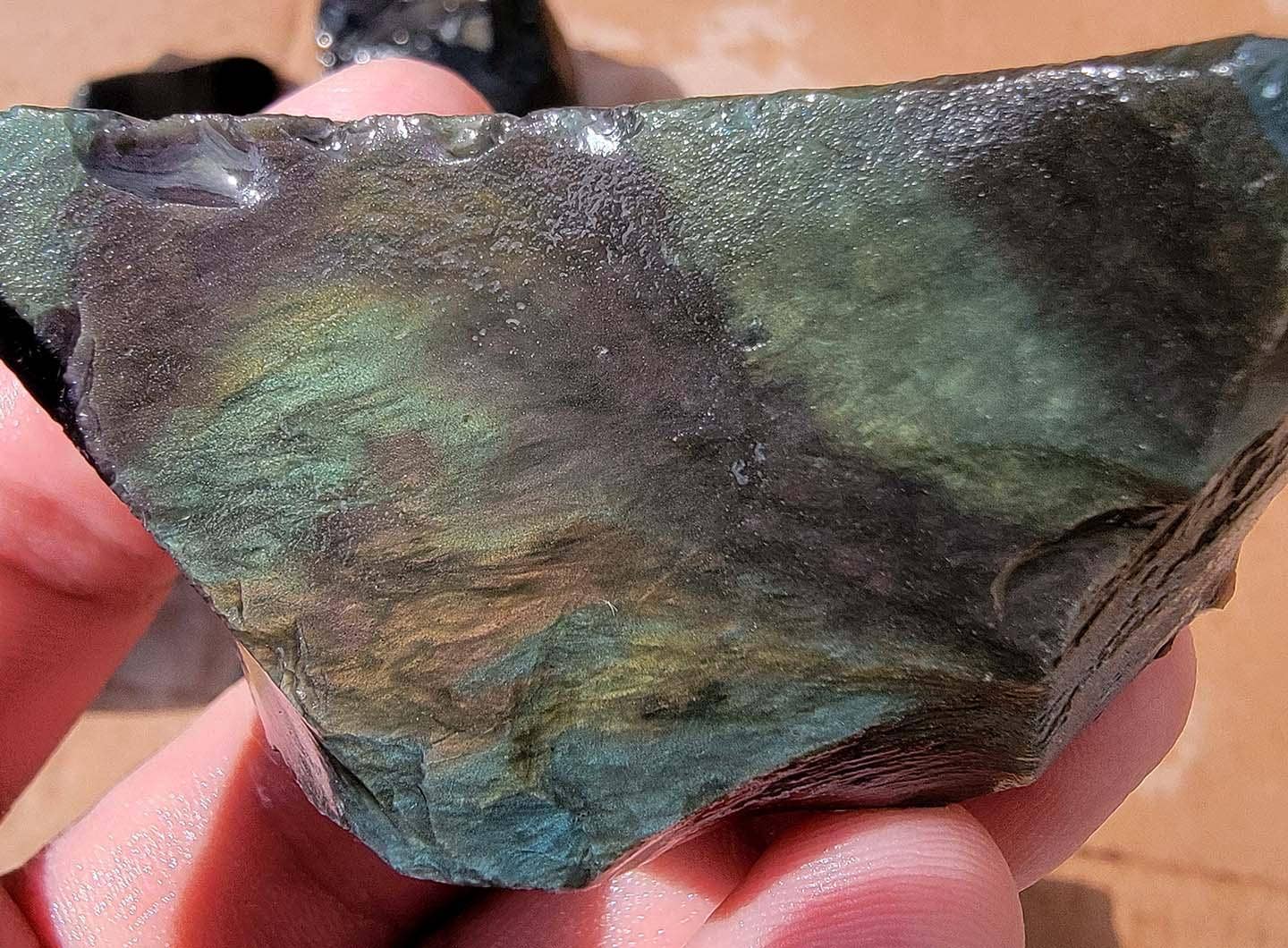 Lapidary Central - Vente Pierre et cristal de spiritualité - Tirage aléatoire RARE Obsidienne Velours Mexicaine Brute ! Ancien stock !5