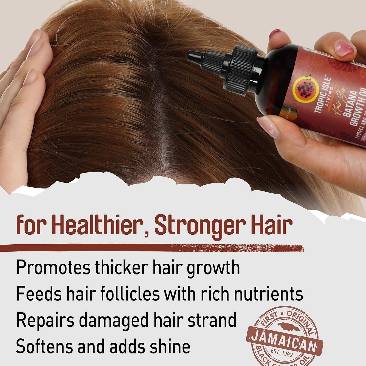 Tropic Isle Living - Wholesale Hair Oil - Batana Hair Growth Oil Original 4oz2