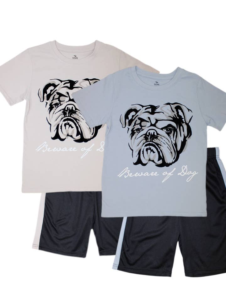 S1OPE Jersey Top Bull Dog Screen Athletic Shorts-1378388 for wholesale by Hemworld