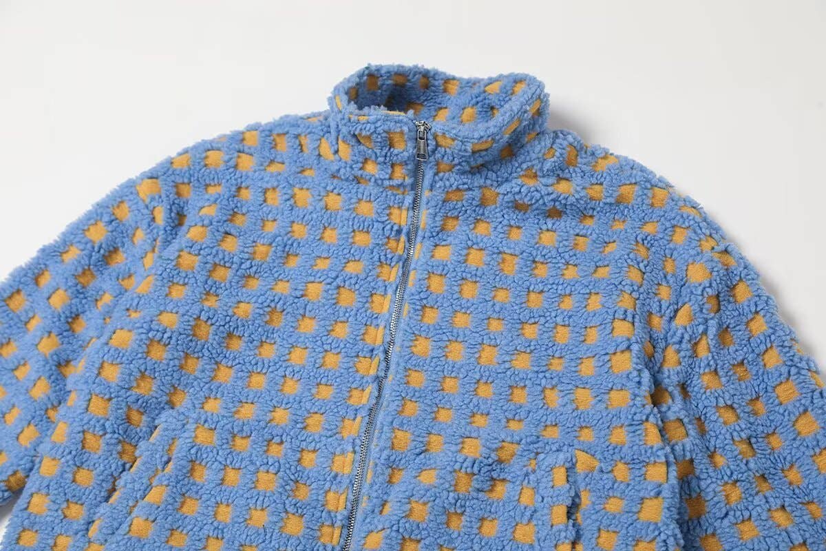 Hope & Sunshine - Wholesale Jacket - Women's - Plaid Lambswool Fashion Jacket6