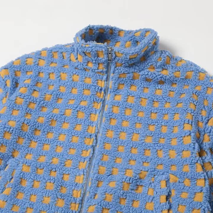 Hope & Sunshine - Wholesale Jacket - Women's - Plaid Lambswool Fashion Jacket6