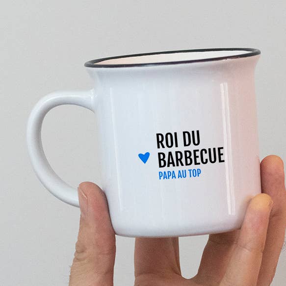 Tazza BBQ King per la Festa del Papà per la vendita all'ingrosso da parte di Bibiche fait son Cirque