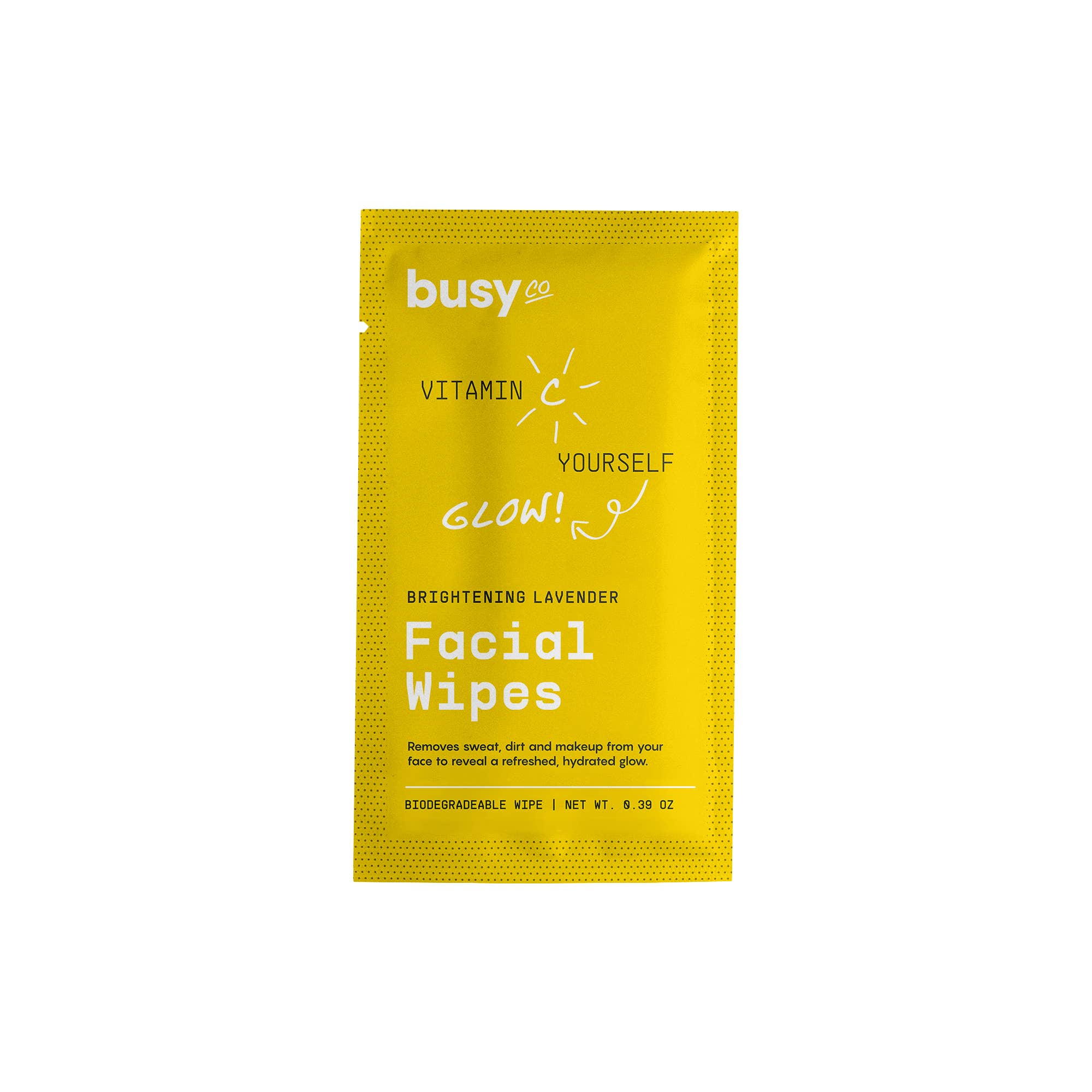Busy Co - Wholesale Face & Body Wipes - Glow Amenity Individual Face Wipes BULK