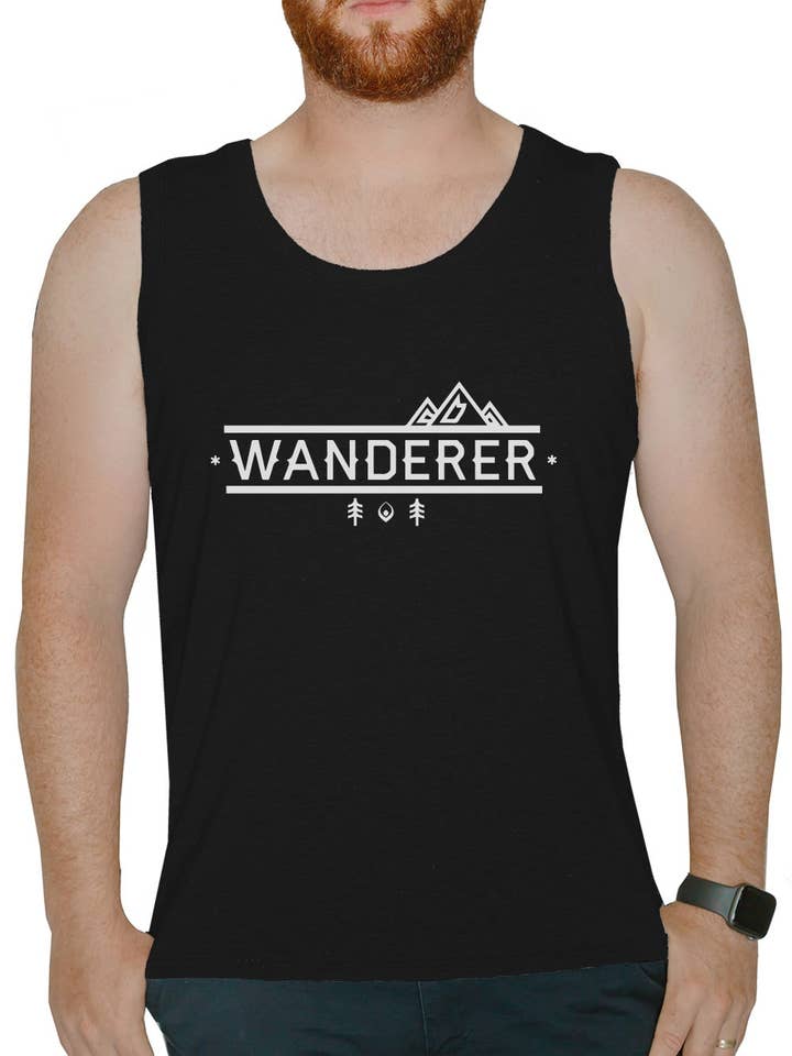 Camisolas de Alças para Homem - Wanderer por atacado de Nominou Designs