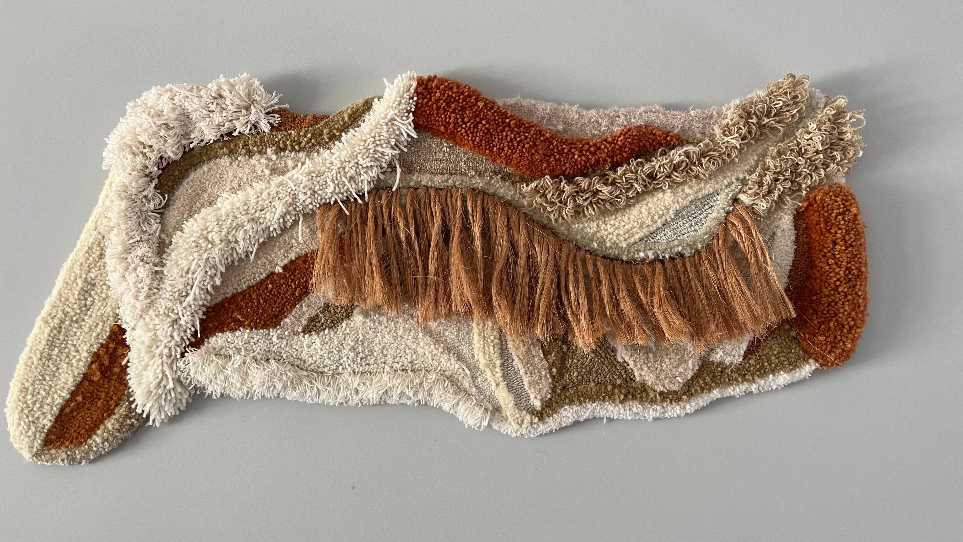 Josi Saboia fiber artist - Wholesale Wall Accent - Organic Terracotta Wall rug