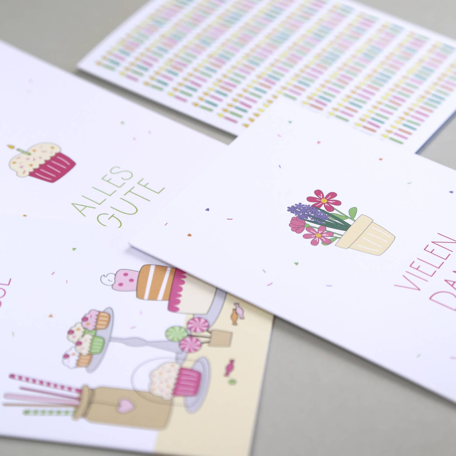 Kunst an Papier – Großhandel Geburtstagskarten – Geburtstagskarte Candy Bar Carla3