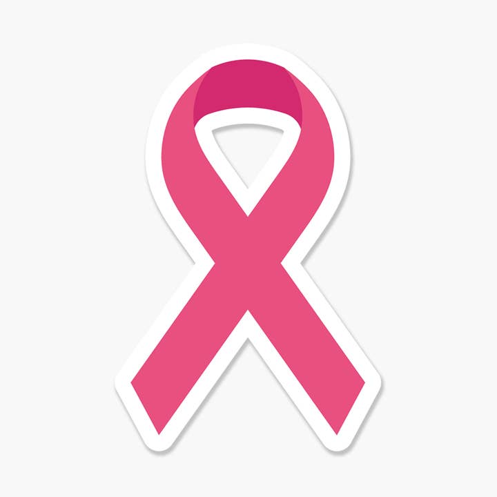 Pink Ribbon - Hverdags klistermærke for engroshandel hos Footnotes