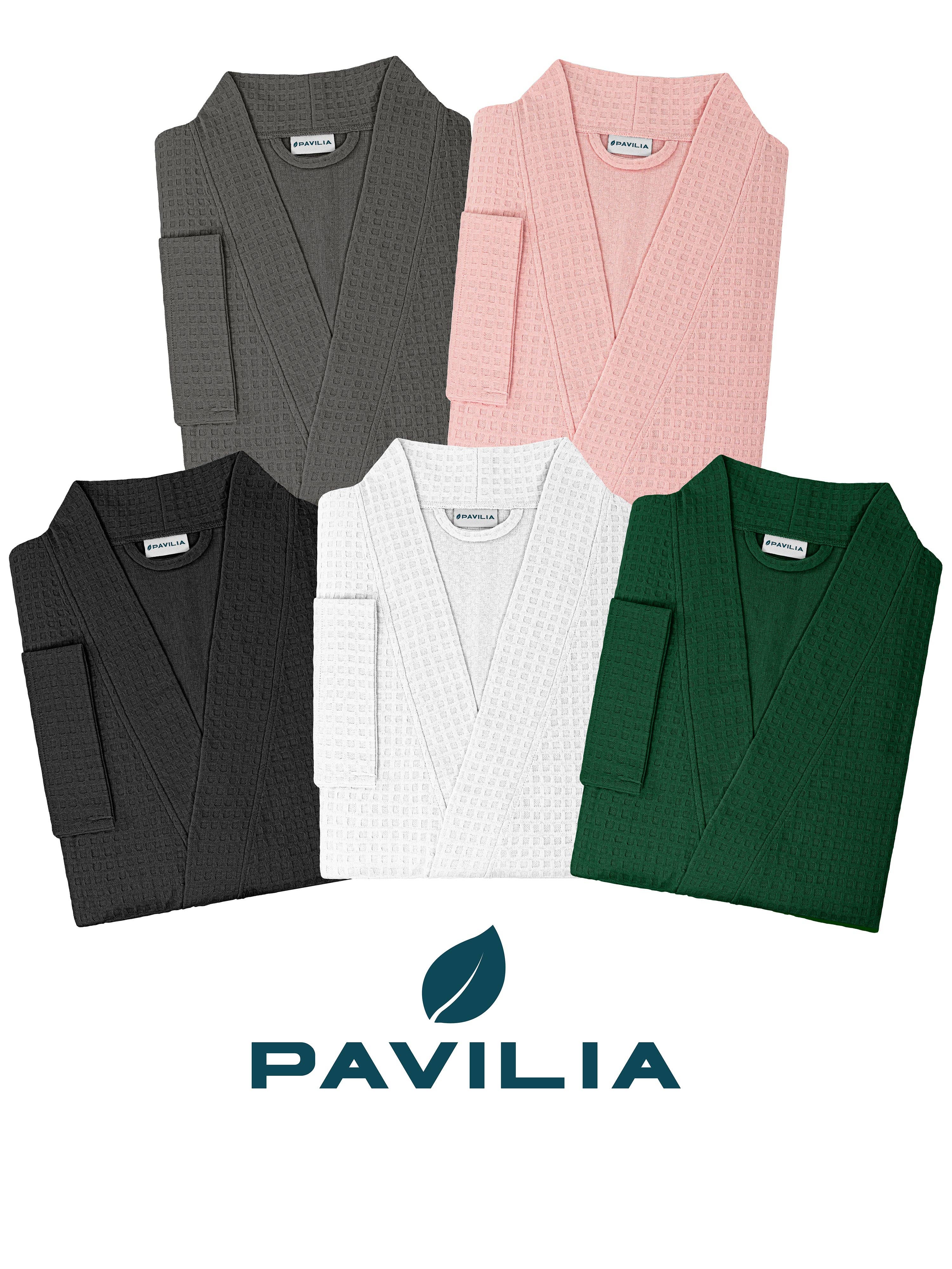 Pavilia - Wholesale Robe - Women's - Women's Waffle Texture Knit Robe40