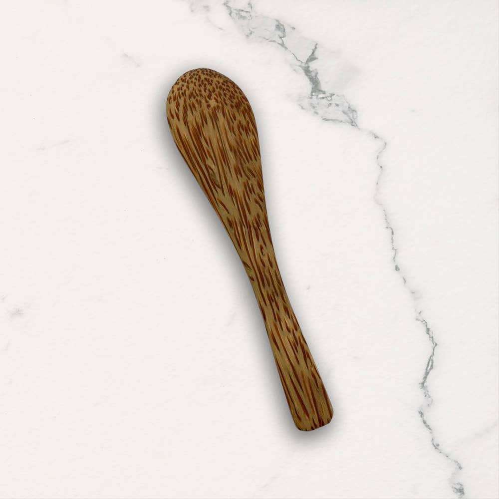 VIE – Colher de cozinha por atacado – Colher de madeira de coco, miniatura 12cm5