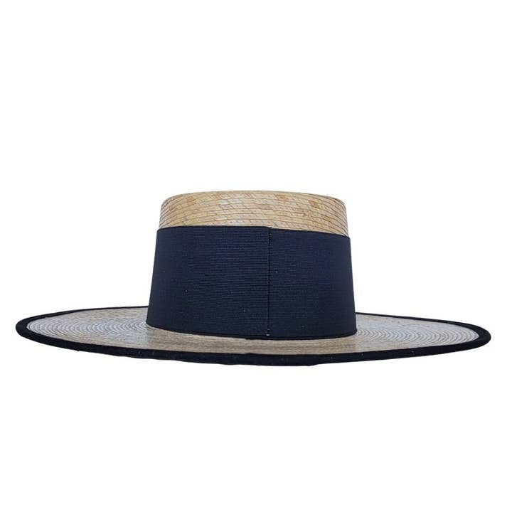 ROSHAN Women's Boater Straw Hat for wholesale on Faire6