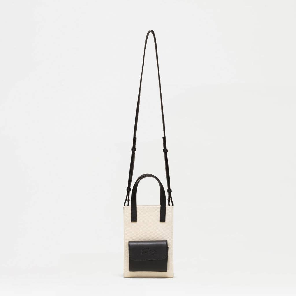 SARELLY SARELLY – Engroshandel Tote bag - Dame – Mini Cargo Tote - Kaktuslæder & lærred5